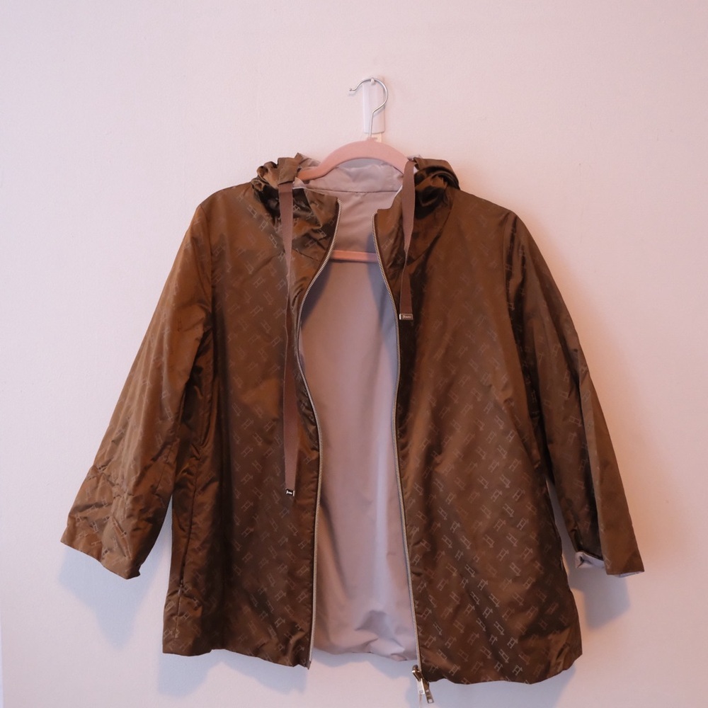 Herno Monogram Motif Reversible Hooded Jacket - Picture 3 of 13